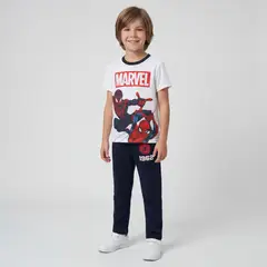SPIDERMAN - Conjunto Niño Algodón 2 Piezas Spider-Man