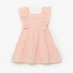 YAMP - Vestido Niña Algodón Rosado