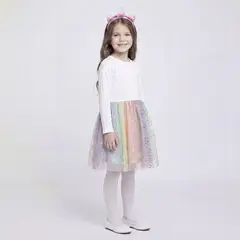 YAMP - Vestido Niña Algodón Tutu