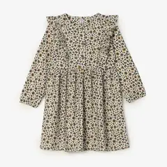 YAMP - Vestido Niña Flores Azules