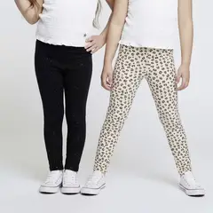 YAMP - Legging Niña Pack X2 Algodón