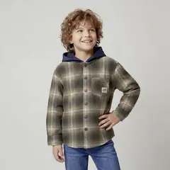 YAMP - Camisa Niño Manga Larga Algodón