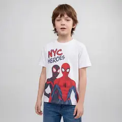 SPIDERMAN - Polo Niño Manga Corta Algodón Spider-Man