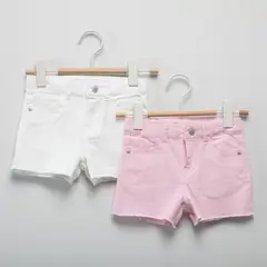 YAMP - Short Niña Pack X2 Algodón