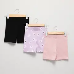 YAMP - Short Legging Niña Pack X3 Algodón