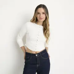 SYBILLA - Polo Manga Larga Mujer