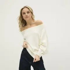 SYBILLA - Chompa Off Shoulder Mujer