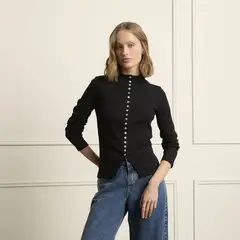 BASEMENT - Polo Manga Larga Mujer