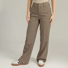 AMERICAN ABBEY - Pantalón Straight Tiro Alto Mujer