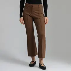 UNIVERSITY CLUB - Pantalón Flare Tiro Alto Mujer