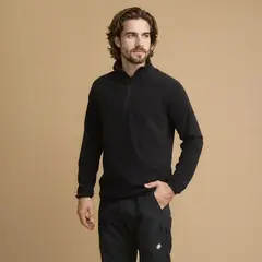 MOUNTAIN GEAR - Polera Deportiva Half Zip Polar Hombre