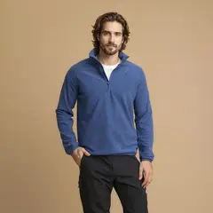 MOUNTAIN GEAR - Polera Deportiva Half Zip Polar Hombre