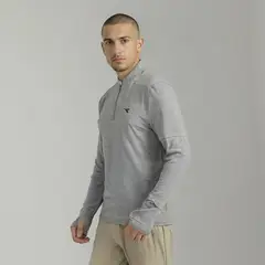 DIADORA - Polera Deportiva Half Zip Hombre