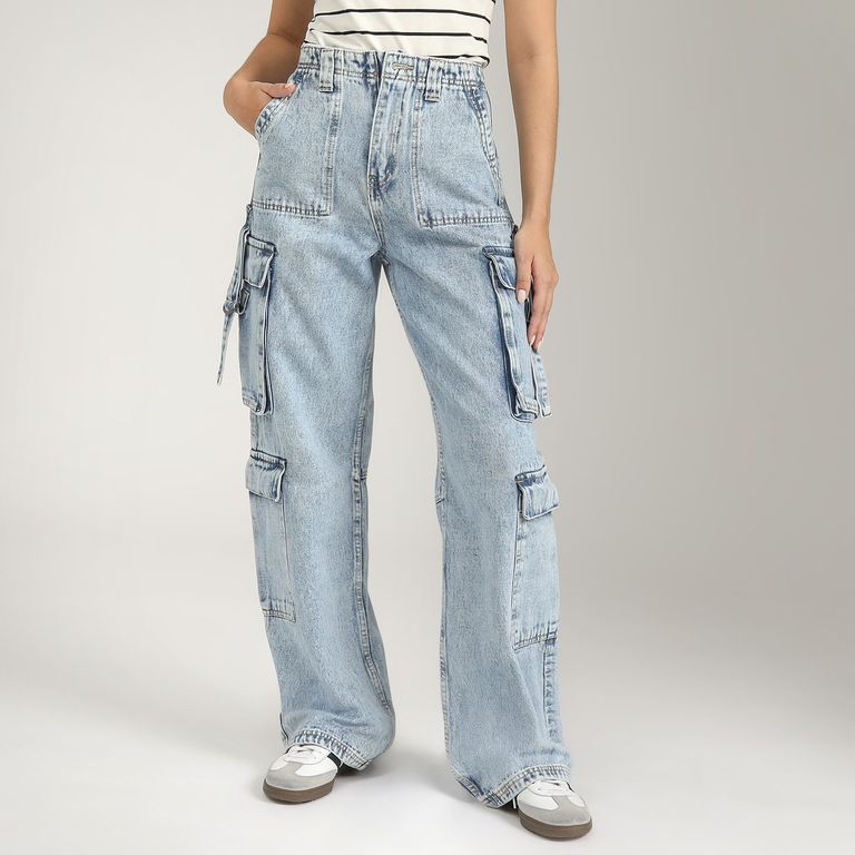Jean Cargo Mujer