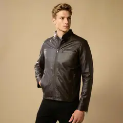 WOLF&HANK - Casaca 100% Cuero Hombre
