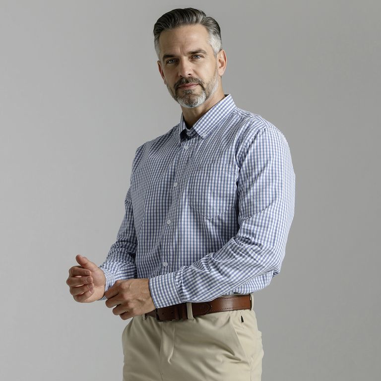 Camisa 100% Algodón Hombre