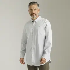 BOWERY - Camisa 100% Algodón Hombre