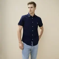 UNIVERSITY CLUB - Camisa 100% Algodón Hombre