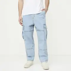BEARCLIFF - Jean Baggy Cargo Hombre