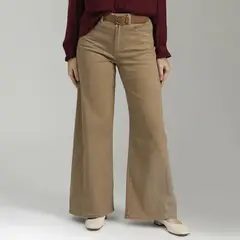 UNIVERSITY CLUB - Jean Wide Leg Mujer