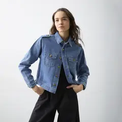 BASEMENT - Casaca Denim Mujer
