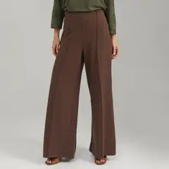 APOLOGY - Pantalón Wide Leg Tiro Alto Mujer