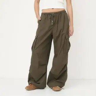 SYBILLA - Pantalón Wide Leg Tiro Medio Mujer