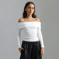 DENIMLAB - Polo Off Shoulder Mujer