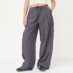 SYBILLA - Pantalón Straight Tiro Medio Mujer