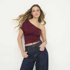 SYBILLA - Polo One Shoulder Mujer