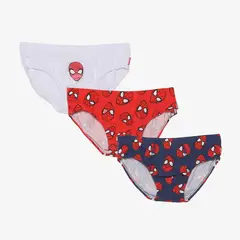 SPIDERMAN - Calzoncillo Niño Pack X3 Algodón Spider-Man