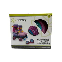 SCOOP - Set Patines Retro Niña Talla XS
