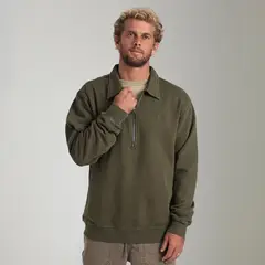 BILLABONG - Polera Half Zipper Hombre