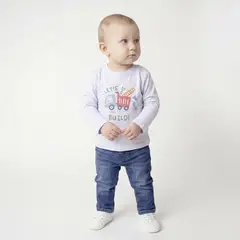 YAMP - Polera Bebé Niño Manga Larga Algodón
