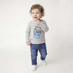 YAMP - Polera Bebé Niño Manga Larga Algodón