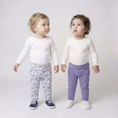 YAMP - Legging Bebé Niña Pack X2 Algodón