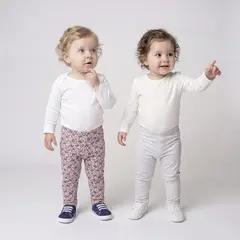 YAMP - Legging Bebé Niña Pack X2 Algodón