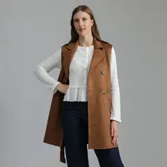 ELLE - Chaleco Largo Mujer