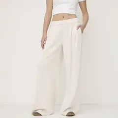 SYBILLA - Pantalón Straight Tiro Alto Mujer