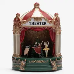 MICA - Adorno Navideño de Aldea de Teatro 21x19cm