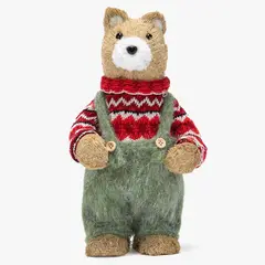 MICA - Peluche Navideño de Oso Jumper 30x18cm