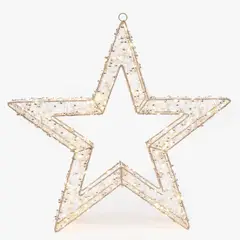 MICA - Estrella Navideña con Luces 50cm