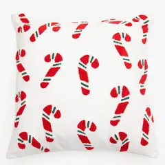 MICA - Cojín de Bastones Navideños 45x45cm