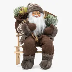 MICA - Santa Navideño en Silla 20x16x26cm