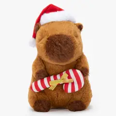 MICA - Peluche Navideño de Capibara 23cm