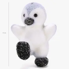 MICA - Adorno Colgante Happy Feet para Árbol Navideño 13cm
