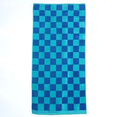 BENETTON - Toalla de Playa New Check 100% Algodón 160x80cm