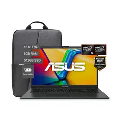 ASUS - Vivobook Go 15 AMD Ryzen 5 40 8GB 512SSD 15.6" FHD