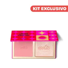 BENEFIT - Set Cheek Charms -  Rubor Willa, Iluminador Cookie -