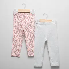 YAMP - Legging Bebé Niña Pack X2 Algodón